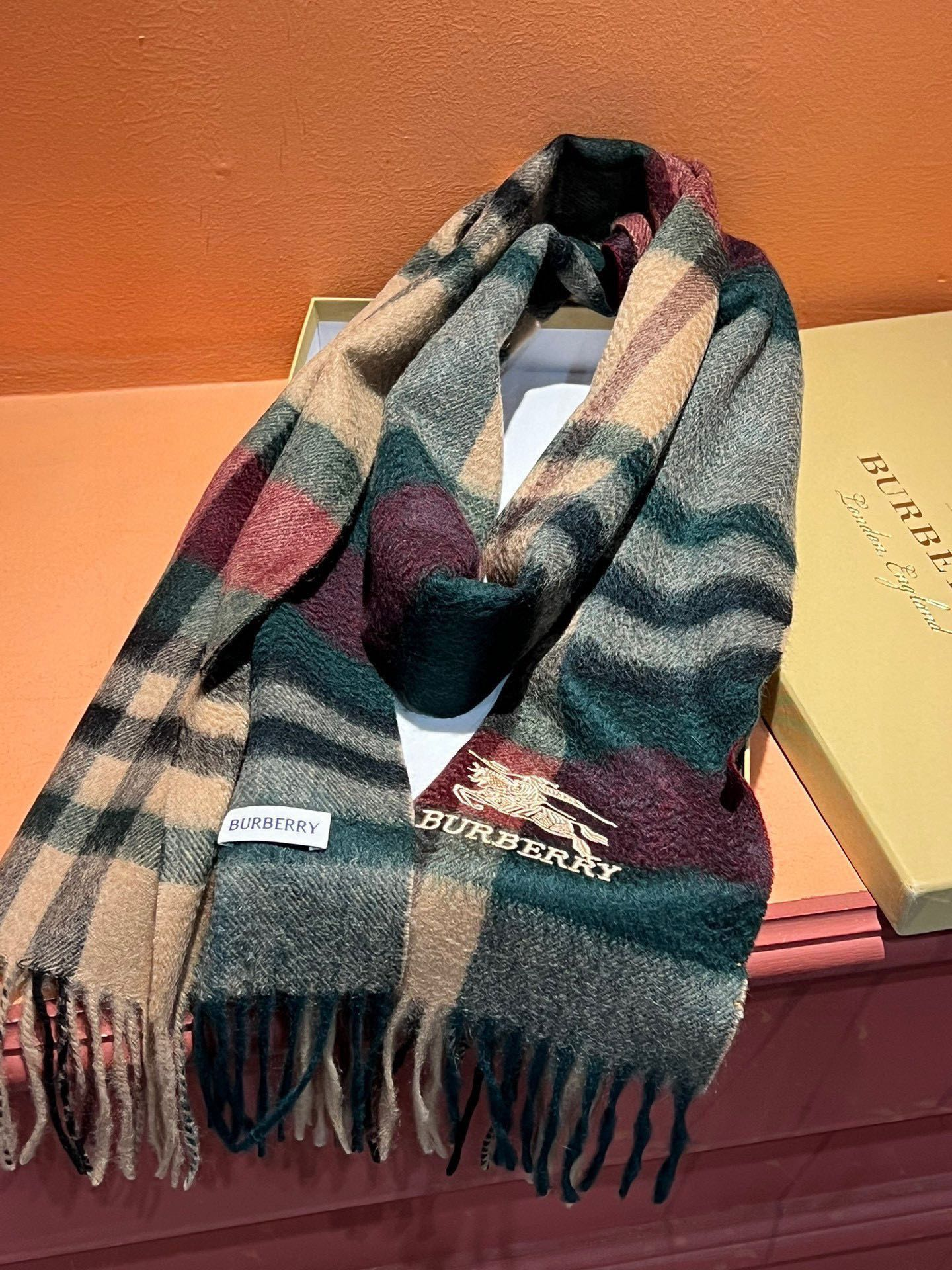 【BURBERRY  バーバリー】スカーフ32*180CM  241209-BRAND OFF