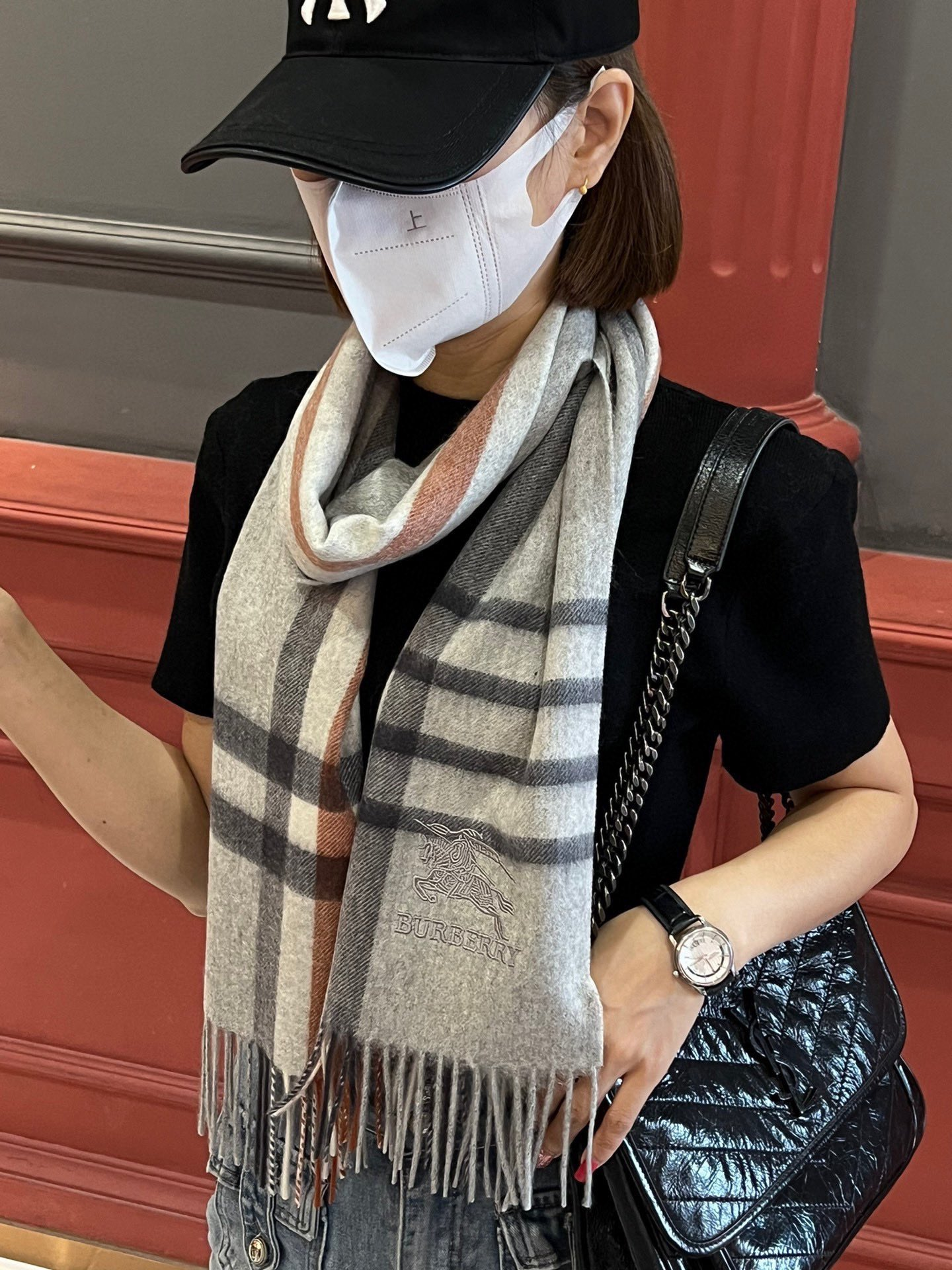 【BURBERRY  バーバリー】スカーフ32*180CM  241209-BRAND OFF