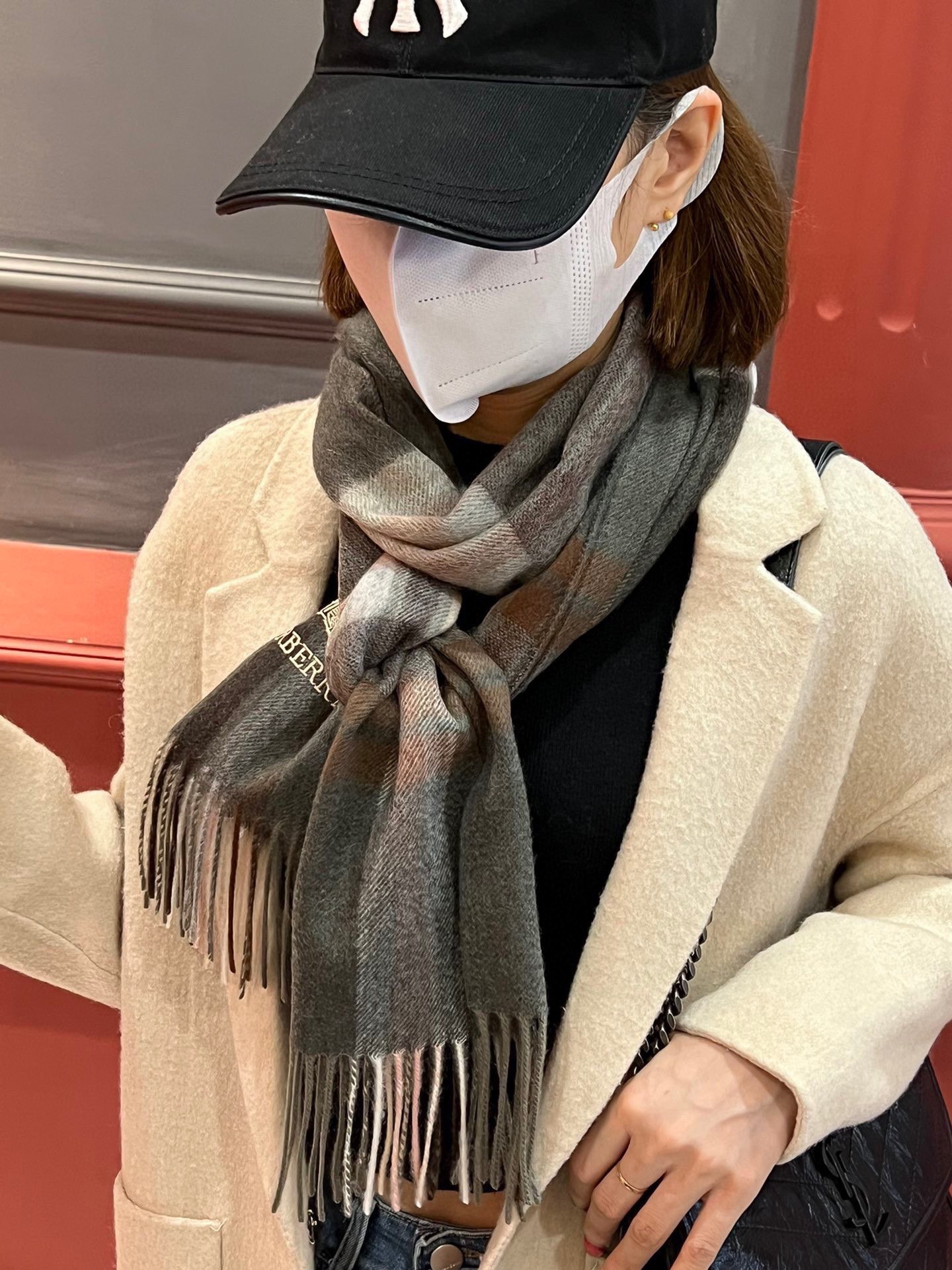 【BURBERRY  バーバリー】スカーフ32*180CM  241209-BRAND OFF