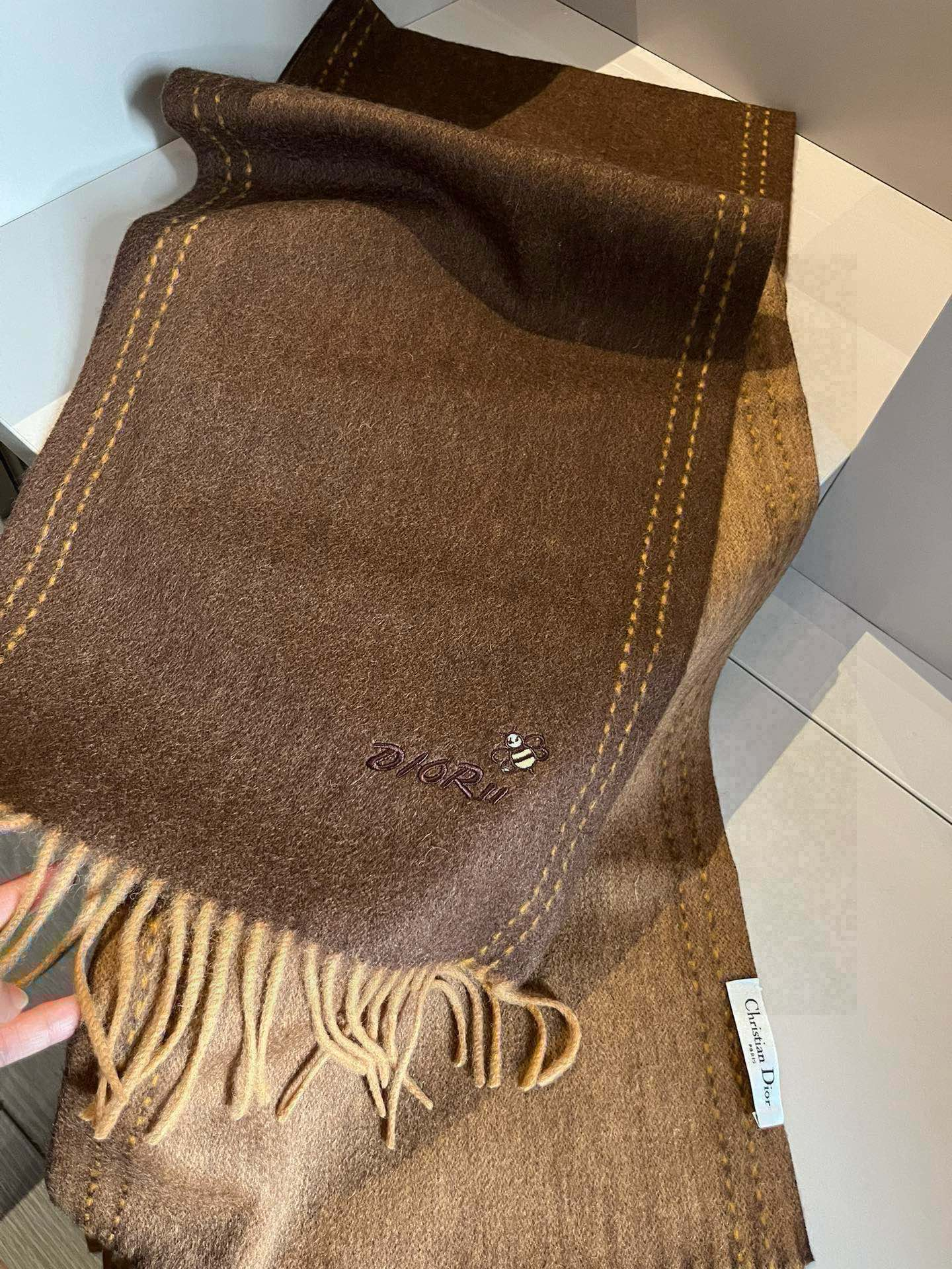 【DIOR  ディオール 】スカーフ  32*180cm  241210-BRAND OFF
