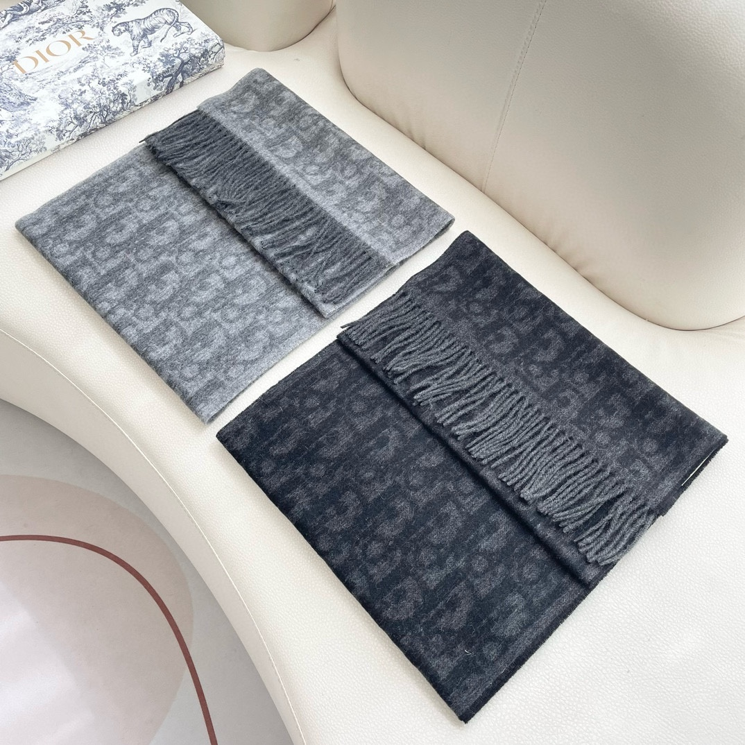 【DIOR  ディオール 】スカーフ  32*180cm  241210-BRAND OFF