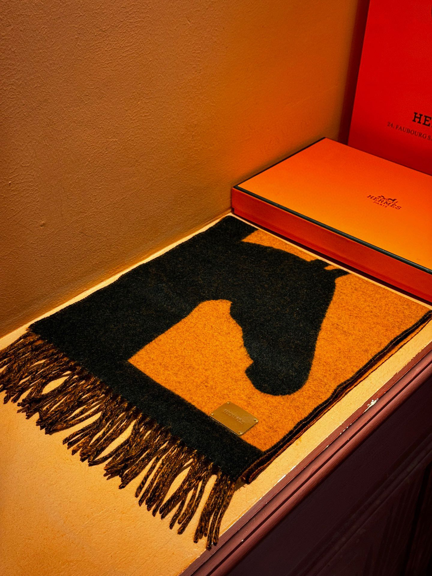 【HERMES エルメス 】スカーフ40*195CM  241210-BRAND OFF