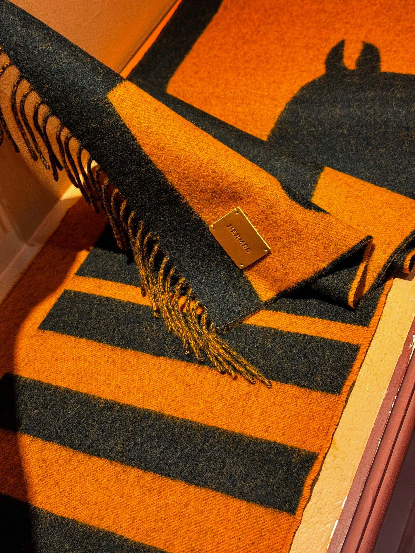 【HERMES エルメス 】スカーフ40*195CM  241210-BRAND OFF
