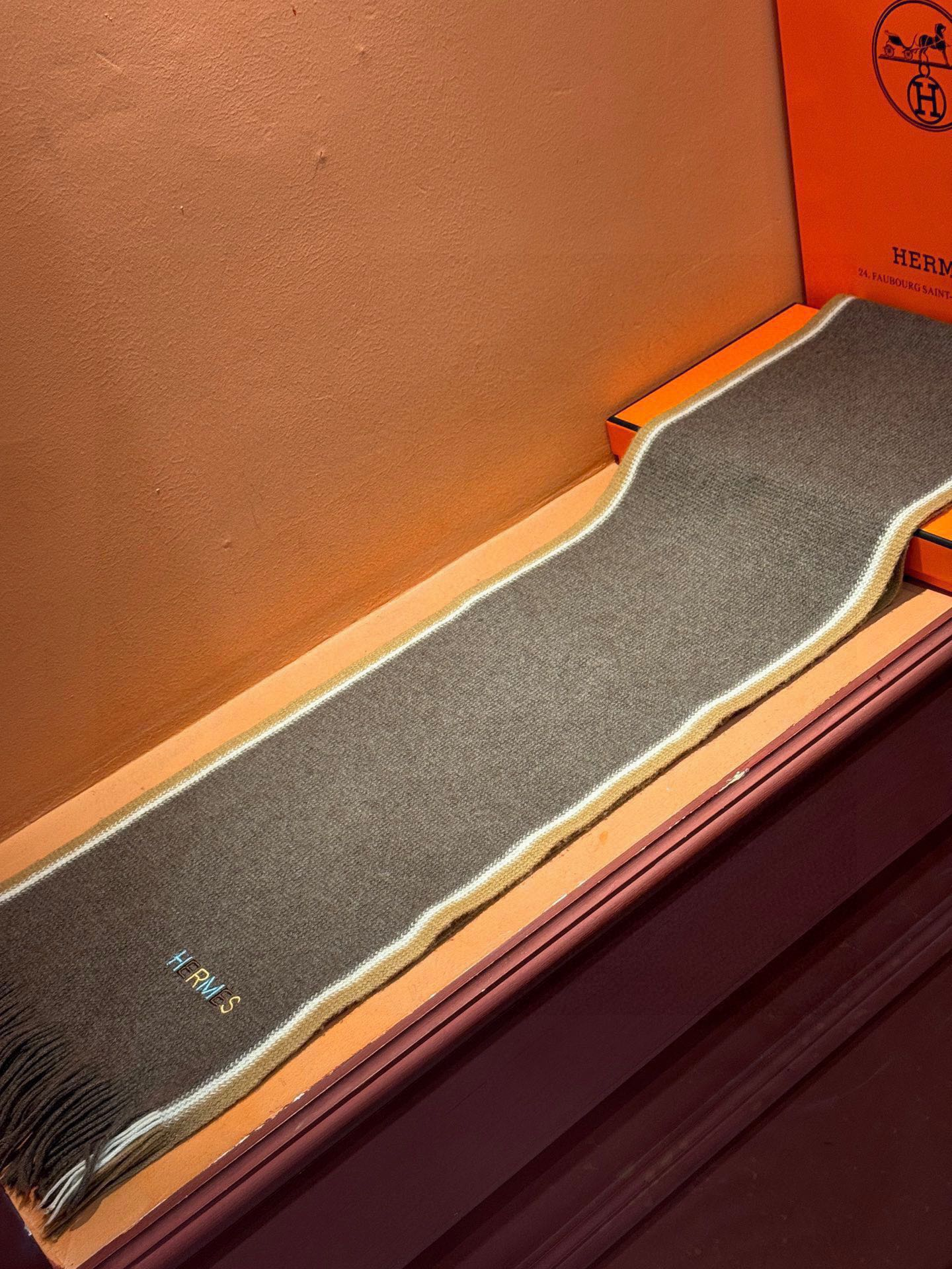 【HERMES エルメス 】スカーフ30*180CM  241210-BRAND OFF