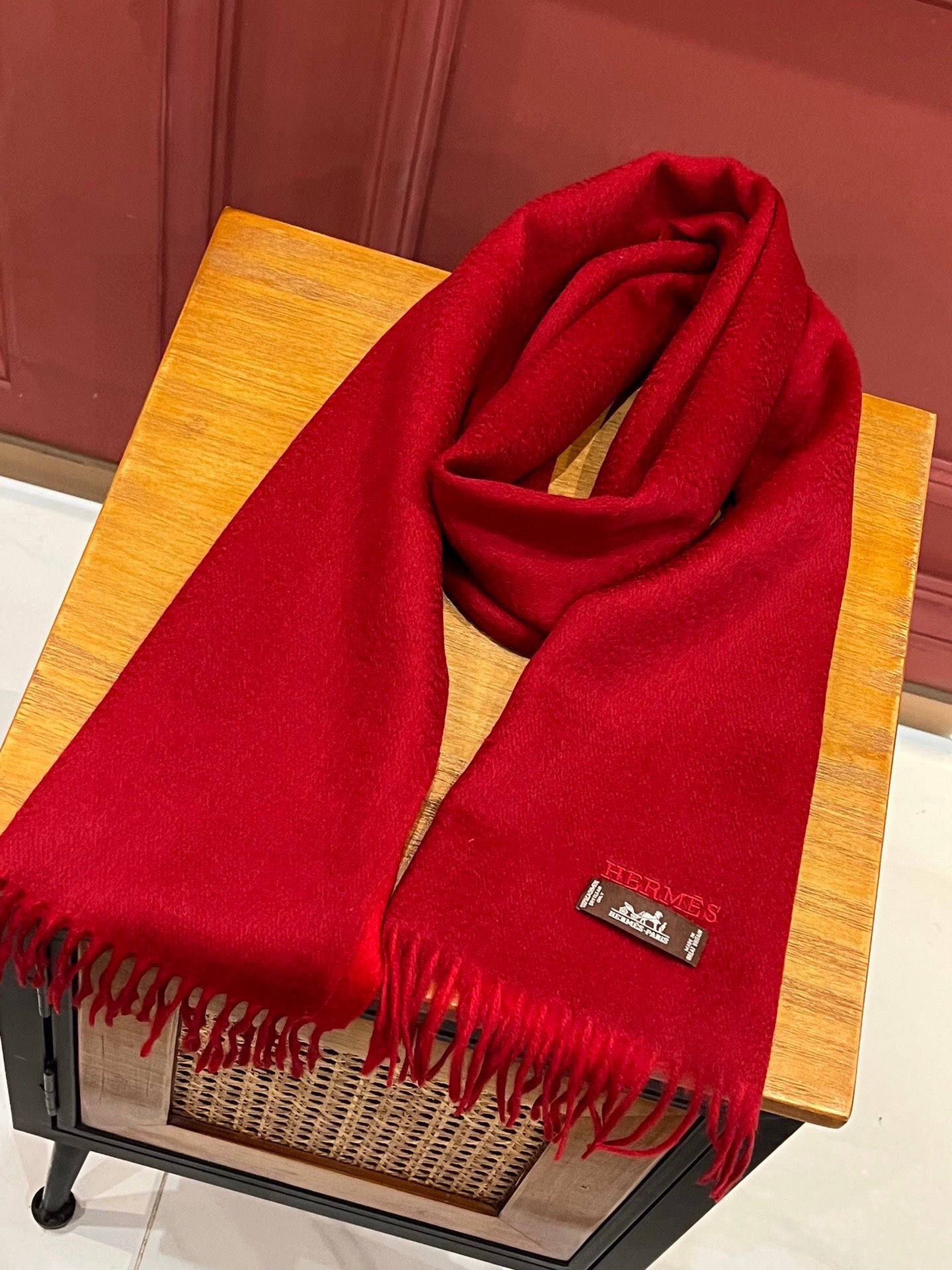 【HERMES エルメス 】スカーフ35*180CM  241210-BRAND OFF