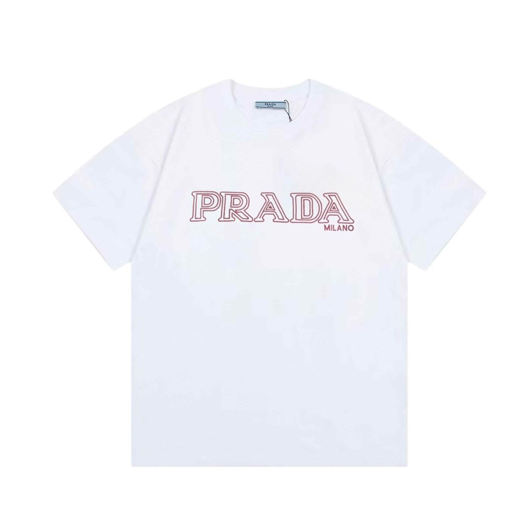 【PRADA 公式旗艦店】プラダ    Tシャツご好評に付き再入荷！ 250213-BRAND OFF