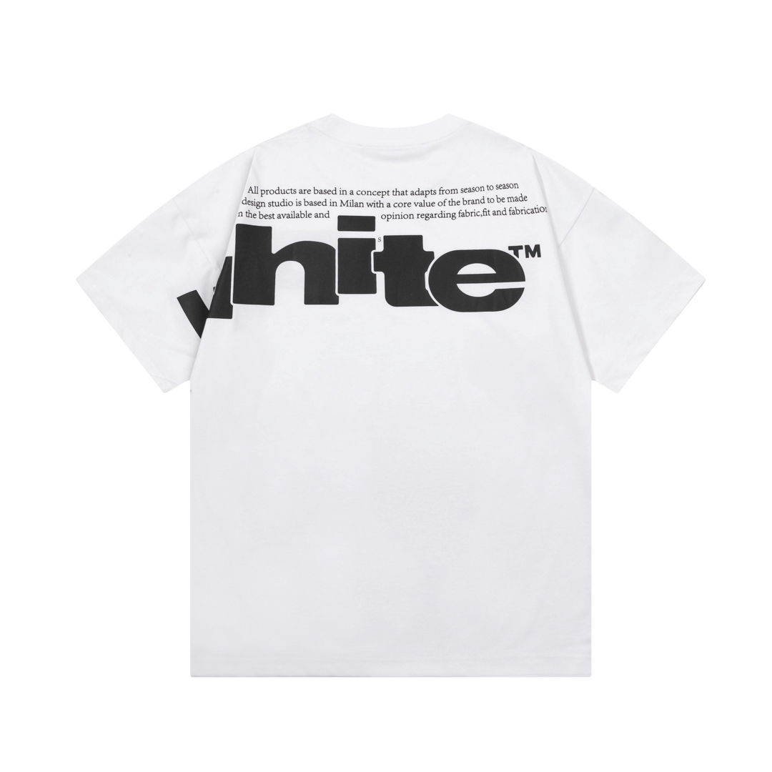 【 OFF-WHITE  公式旗艦店】オフホワイト   Tシャツ  ご好評に付き再入荷！250215-BRAND OFF