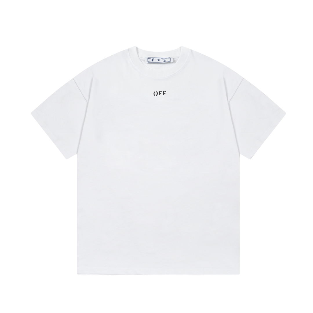 【 OFF-WHITE  公式旗艦店】オフホワイト   Tシャツ  ご好評に付き再入荷！250215-BRAND OFF