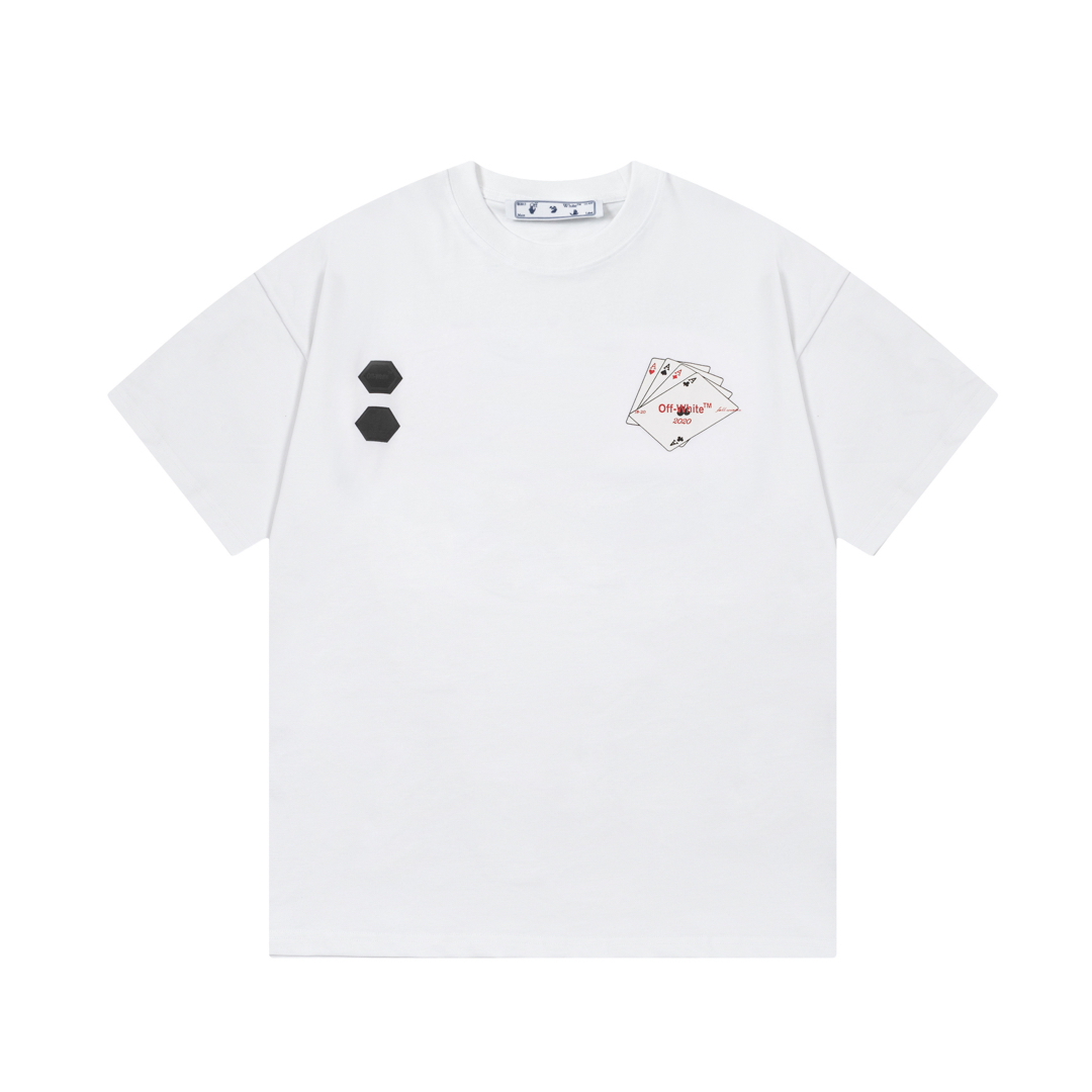 【OFF-WHITE  公式旗艦店】オフホワイト   Tシャツ  ご好評に付き再入荷！250215-BRAND OFF