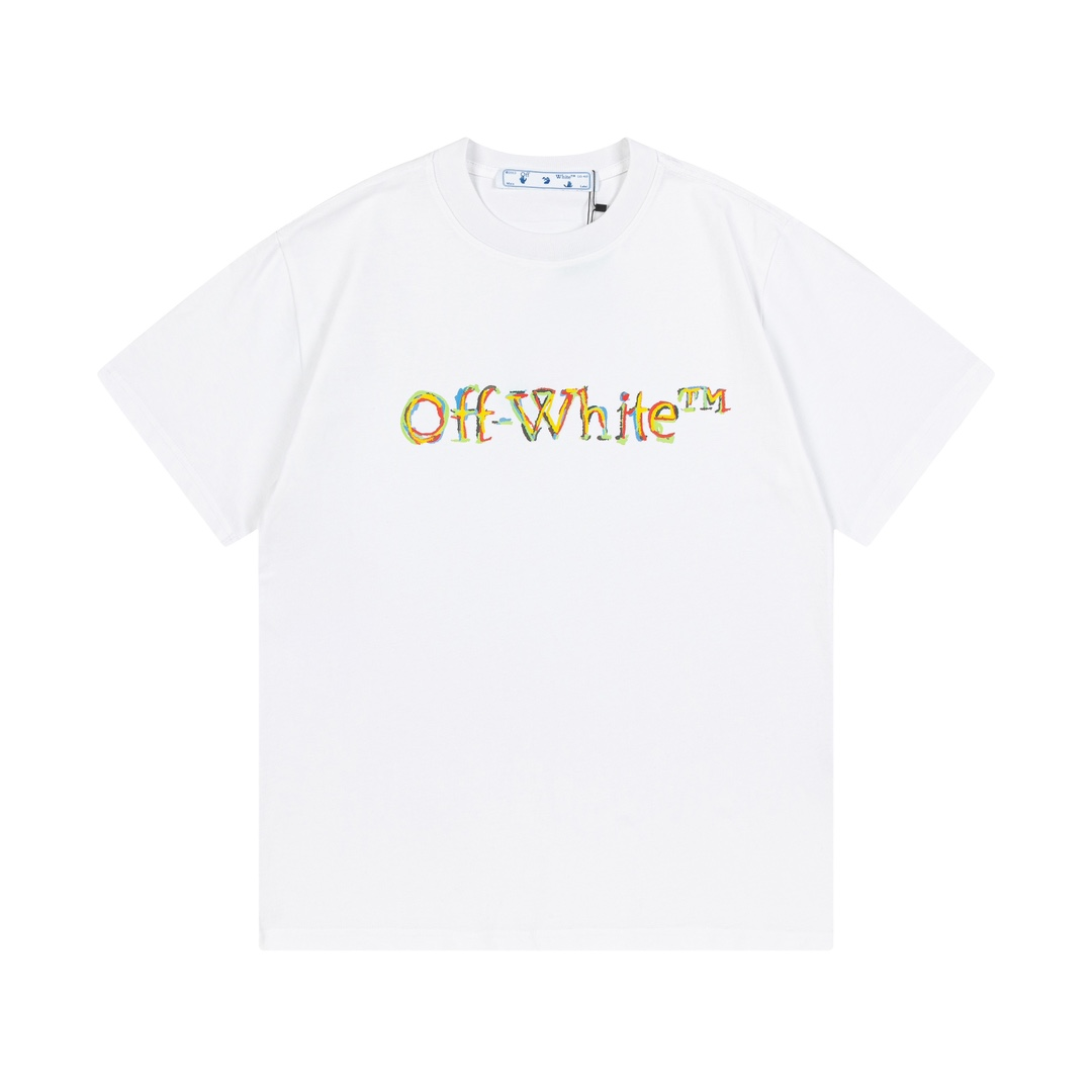 【OFF-WHITE  公式旗艦店】オフホワイト   Tシャツ  ご好評に付き再入荷！250215-BRAND OFF