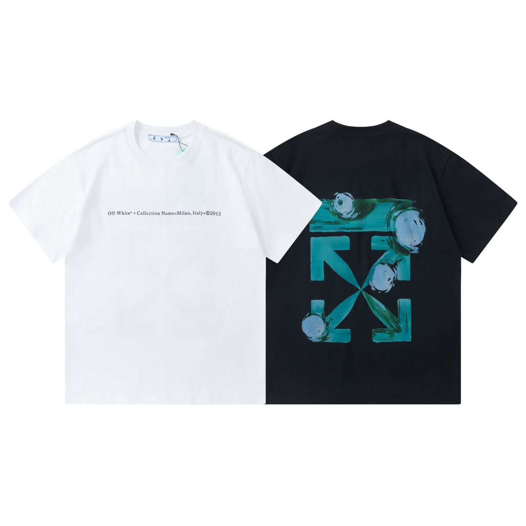 【OFF-WHITE  公式旗艦店】オフホワイト   Tシャツ  ご好評に付き再入荷！250215-BRAND OFF