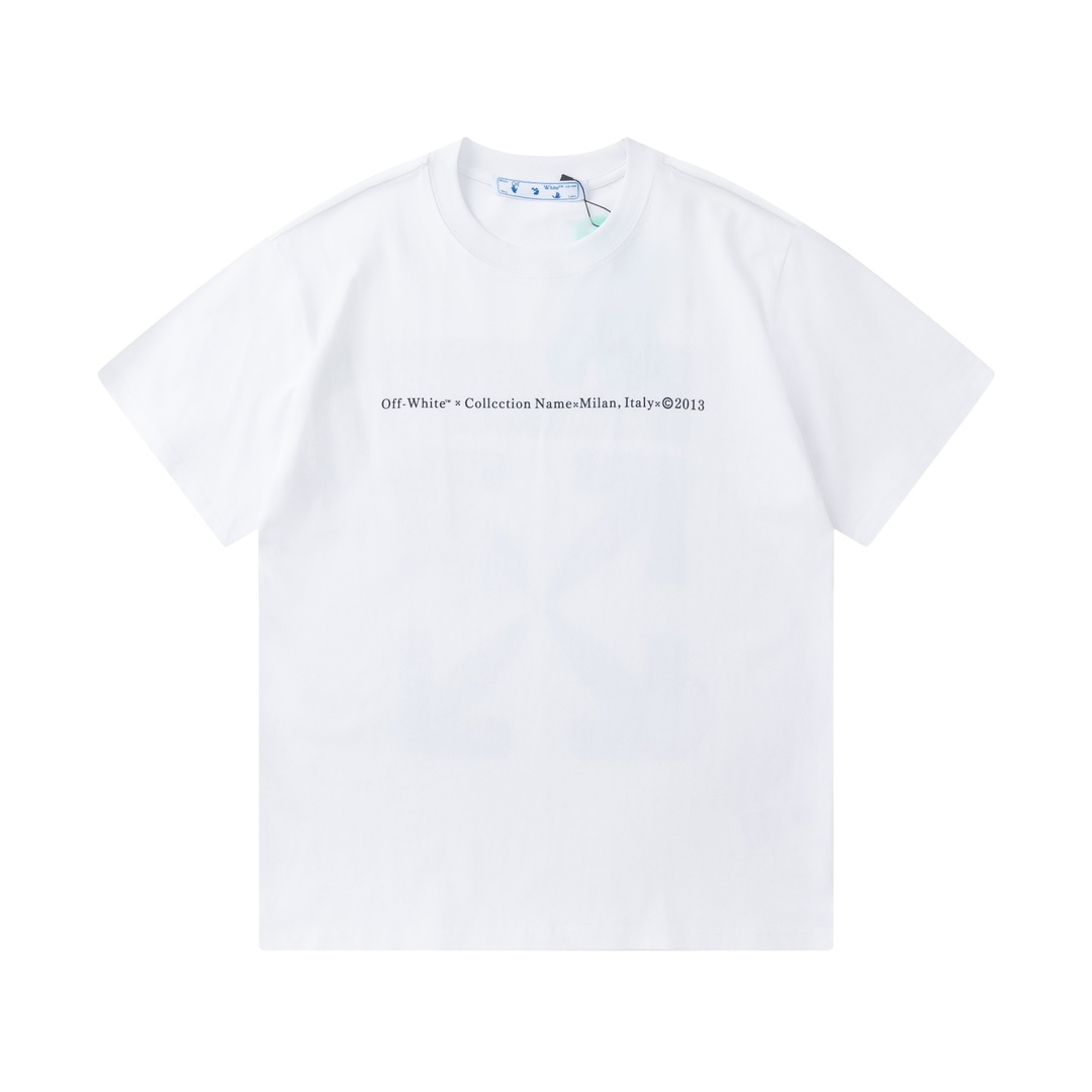 【OFF-WHITE  公式旗艦店】オフホワイト   Tシャツ  ご好評に付き再入荷！250215-BRAND OFF