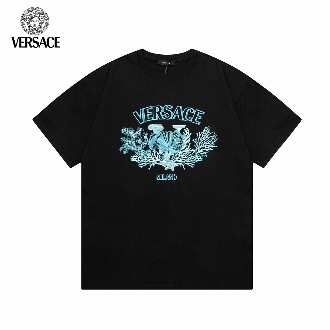 【VERSACE  公式旗艦店】ヴェルサーチ  Tシャツ ご好評に付き再入荷！250218-BRAND OFF
