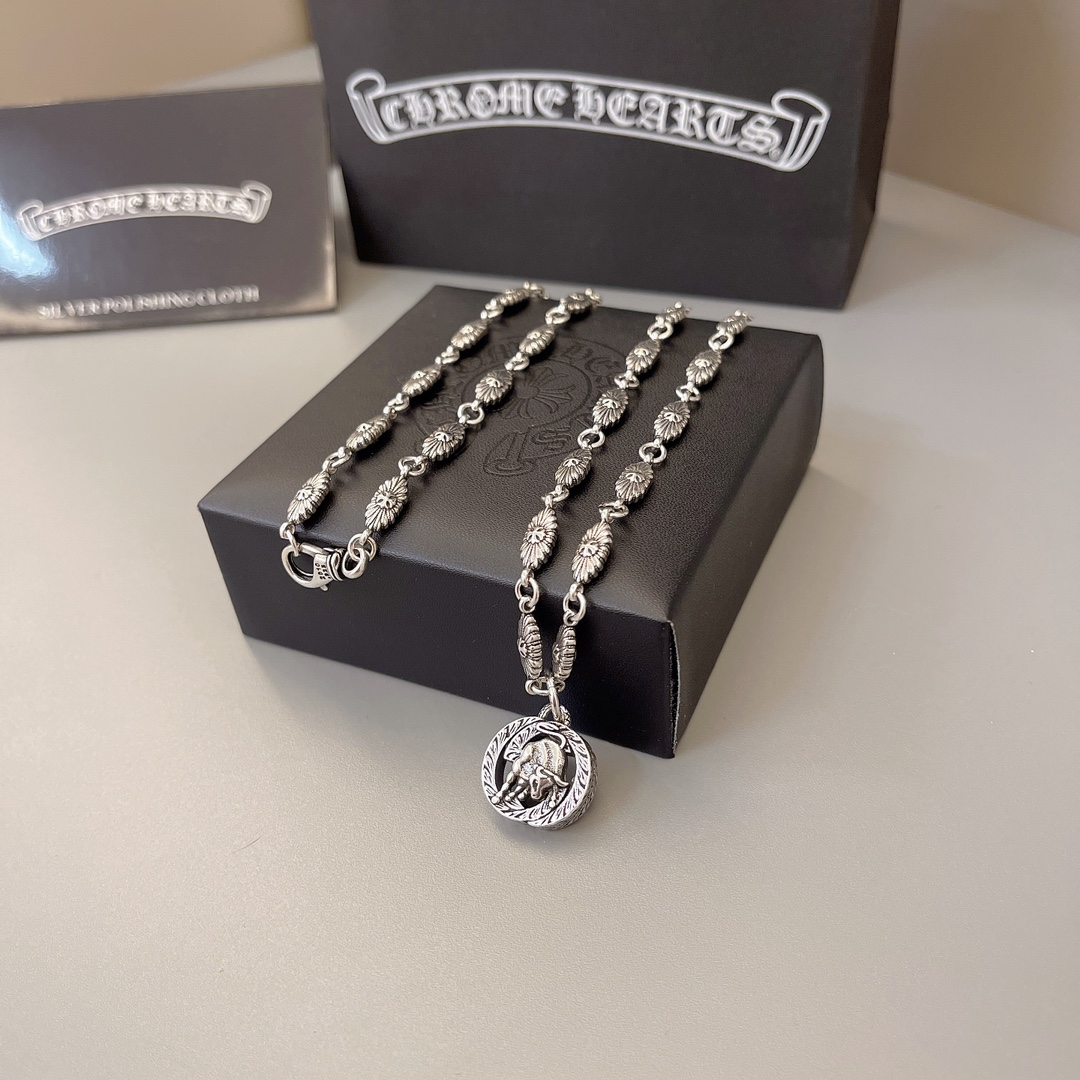 【CHROME HEARTS】ネックレス、新しいネックレス万能シンプルファッションオーナメント 250228-BRAND OFF