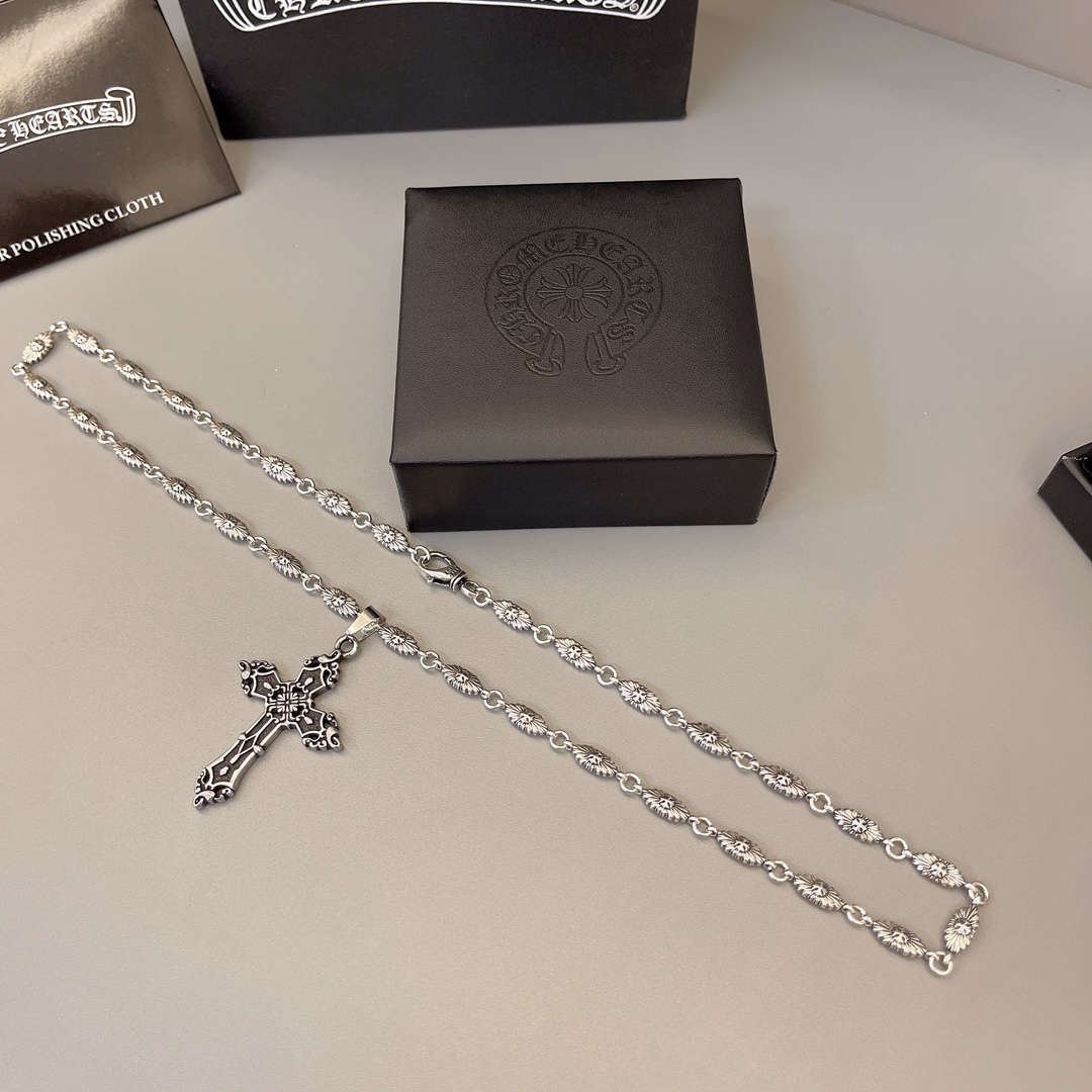 【CHROME HEARTS】ネックレス、新しいネックレス万能シンプルファッションオーナメント 250228-BRAND OFF