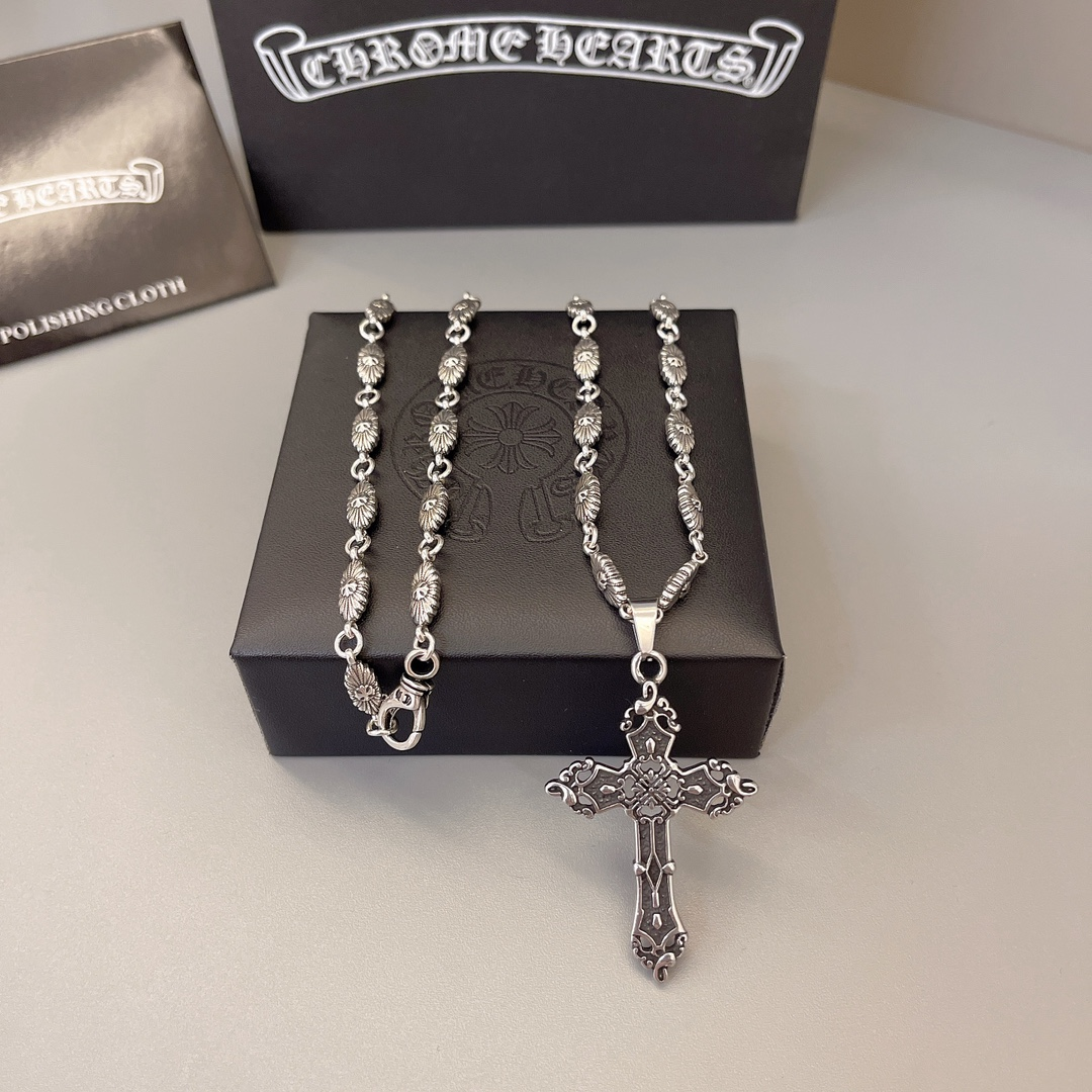 【CHROME HEARTS】ネックレス、新しいネックレス万能シンプルファッションオーナメント 250228-BRAND OFF
