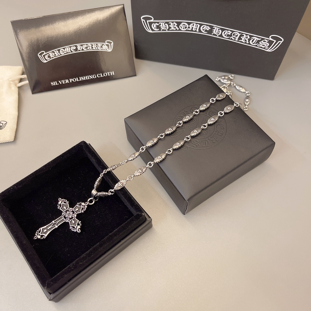 【CHROME HEARTS】ネックレス、新しいネックレス万能シンプルファッションオーナメント 250228-BRAND OFF