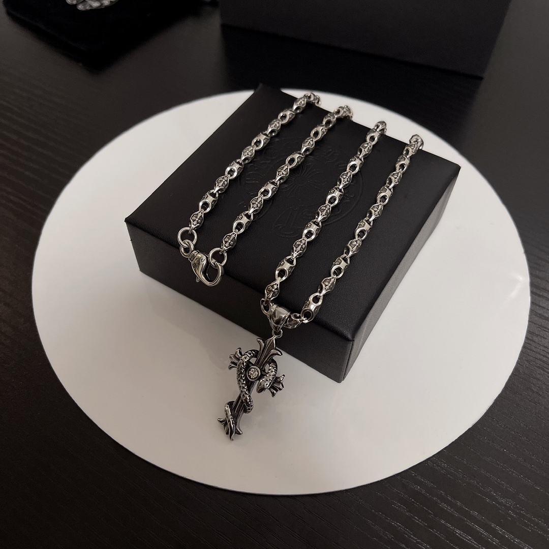 【CHROME HEARTS】ネックレス、新しいネックレス万能シンプルファッションオーナメント 250228-BRAND OFF