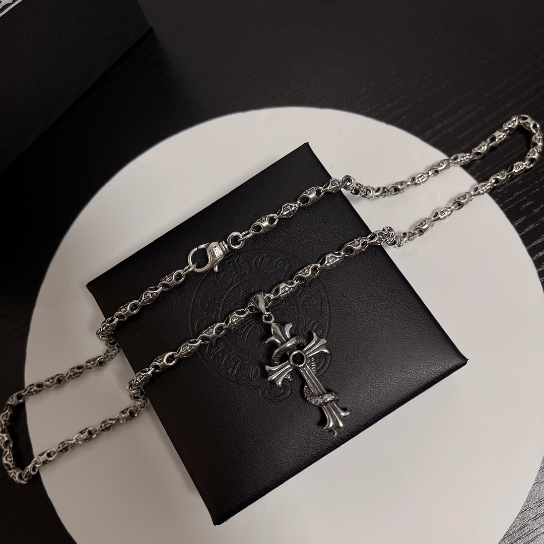 【CHROME HEARTS】ネックレス、新しいネックレス万能シンプルファッションオーナメント 250228-BRAND OFF