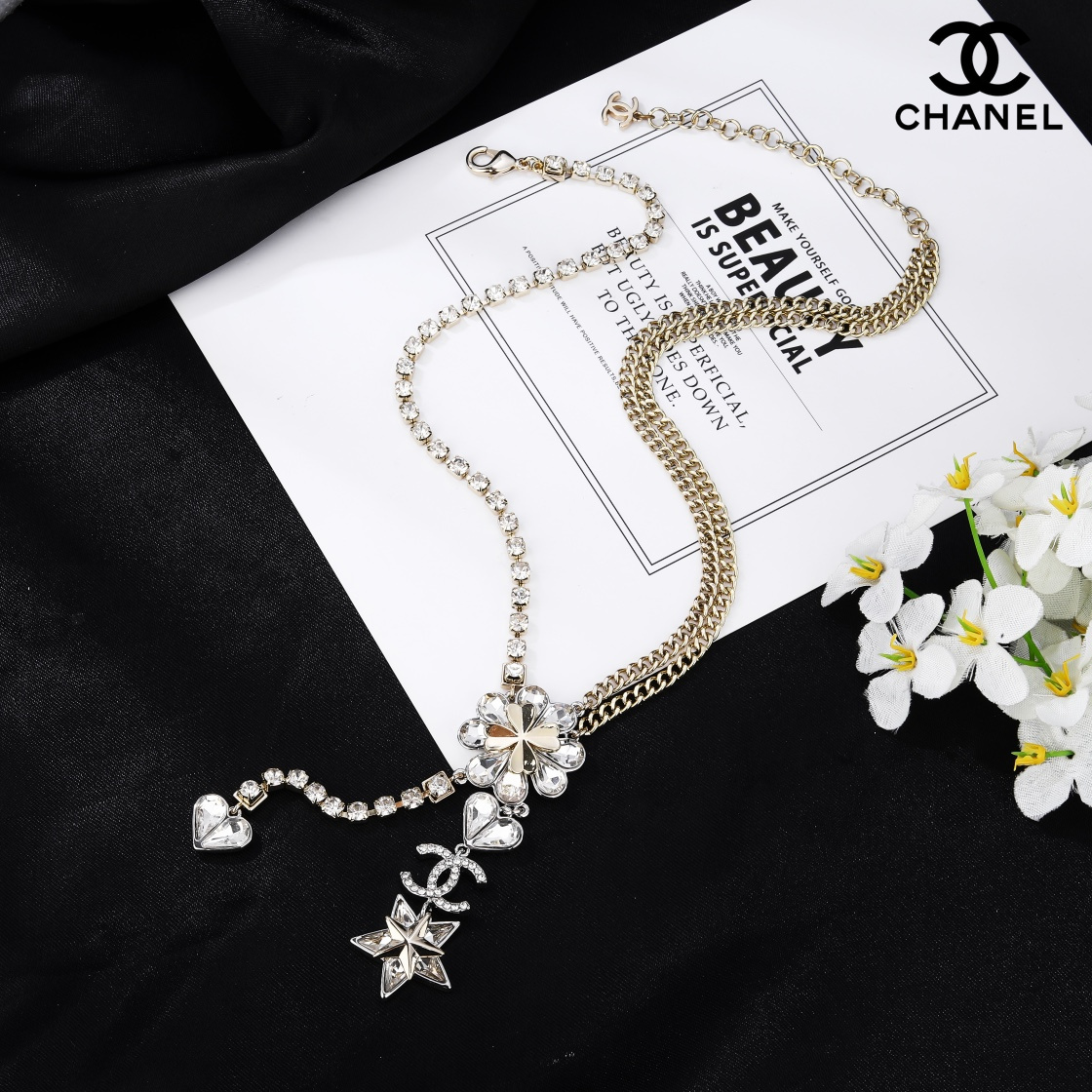 【CHANEL】ネックレス、新しいネックレス万能シンプルファッションオーナメント  250228-BRAND OFF