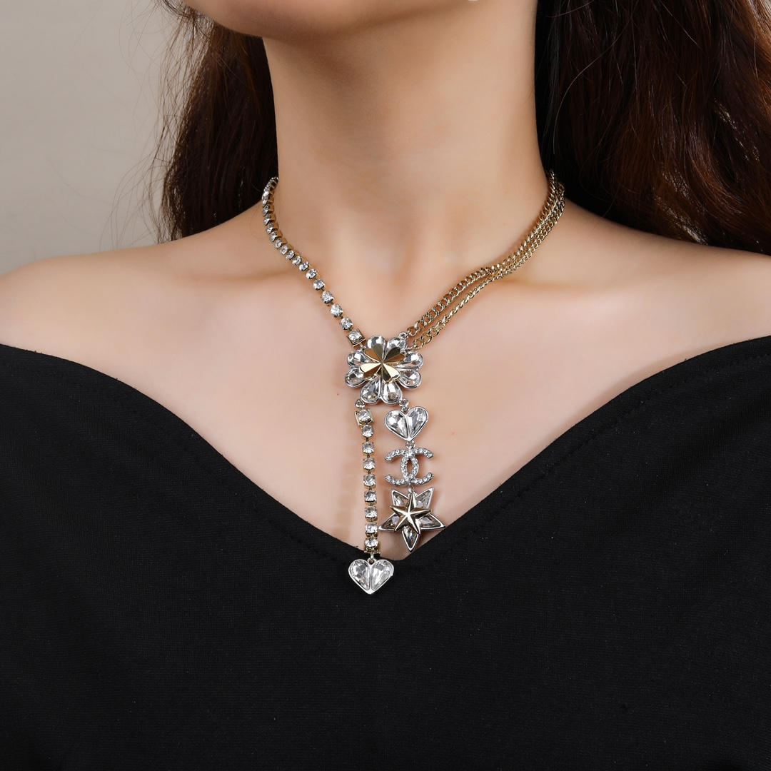 【CHANEL】ネックレス、新しいネックレス万能シンプルファッションオーナメント  250228-BRAND OFF