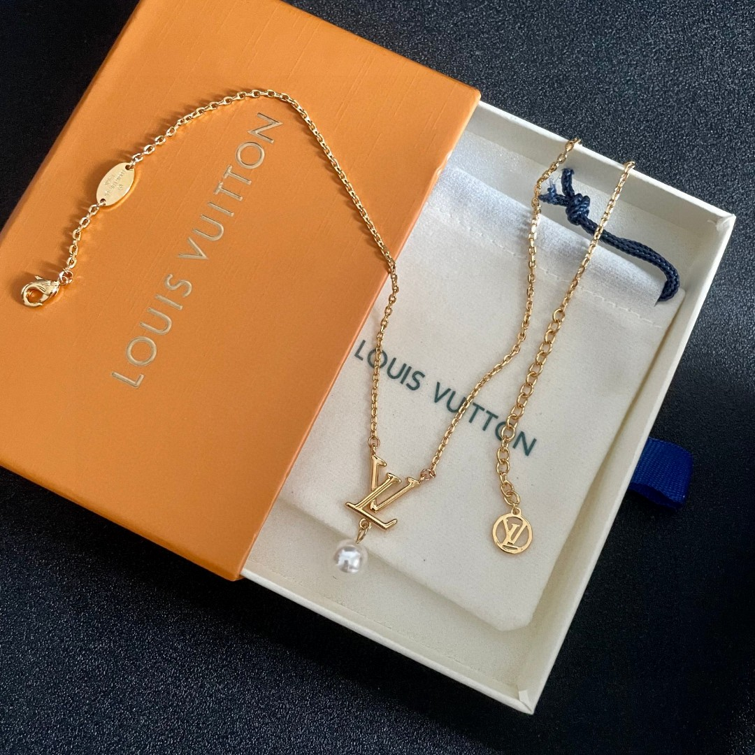 LV【LOUIS VUITTON】ネックレス、新しいネックレス万能シンプルファッションオーナメント 250301-BRAND OFF