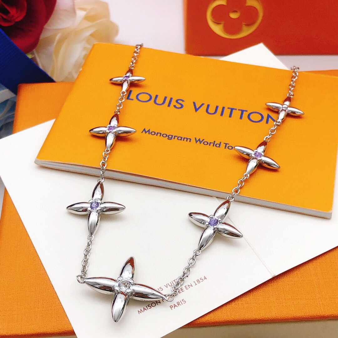 LV【LOUIS VUITTON】ネックレス、新しいネックレス万能シンプルファッションオーナメント 250301-BRAND OFF