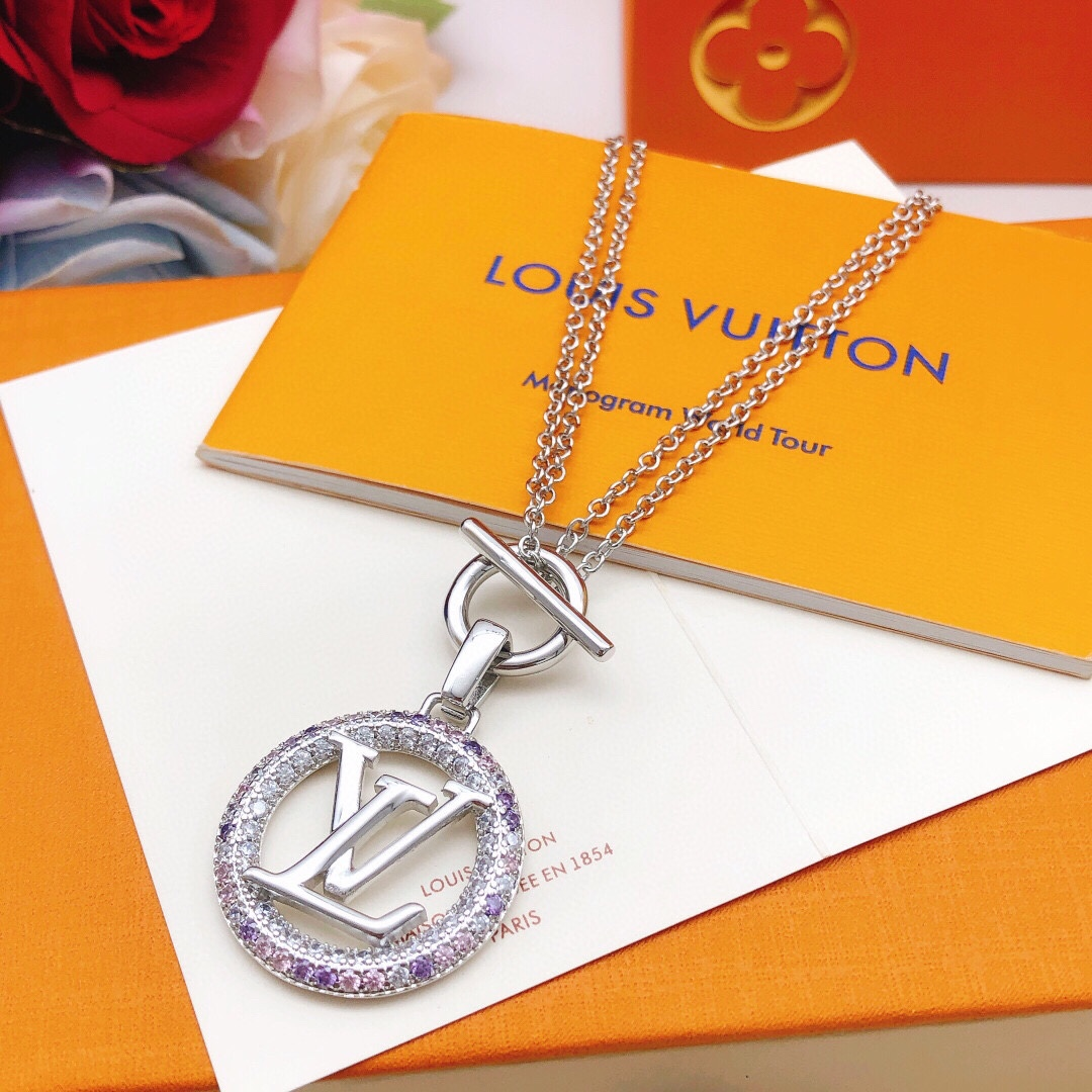 LV【LOUIS VUITTON】ネックレス、新しいネックレス万能シンプルファッションオーナメント 250301-BRAND OFF