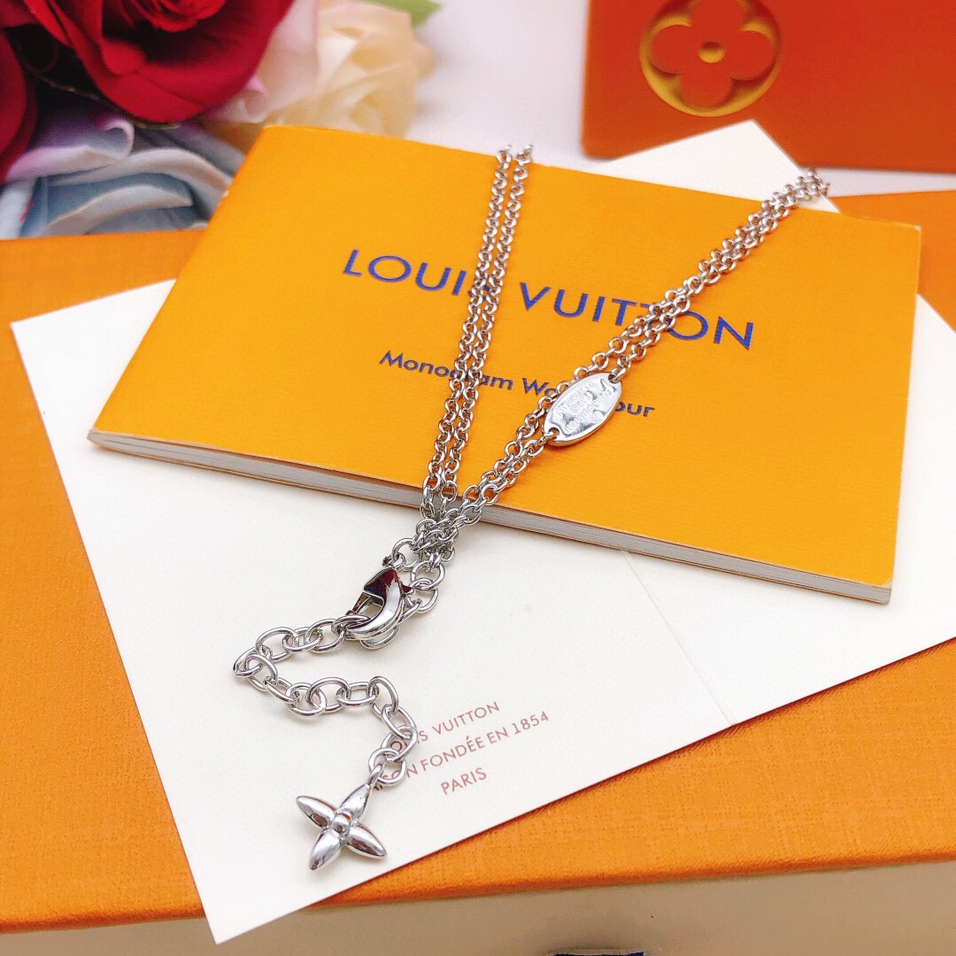 LV【LOUIS VUITTON】ネックレス、新しいネックレス万能シンプルファッションオーナメント 250301-BRAND OFF