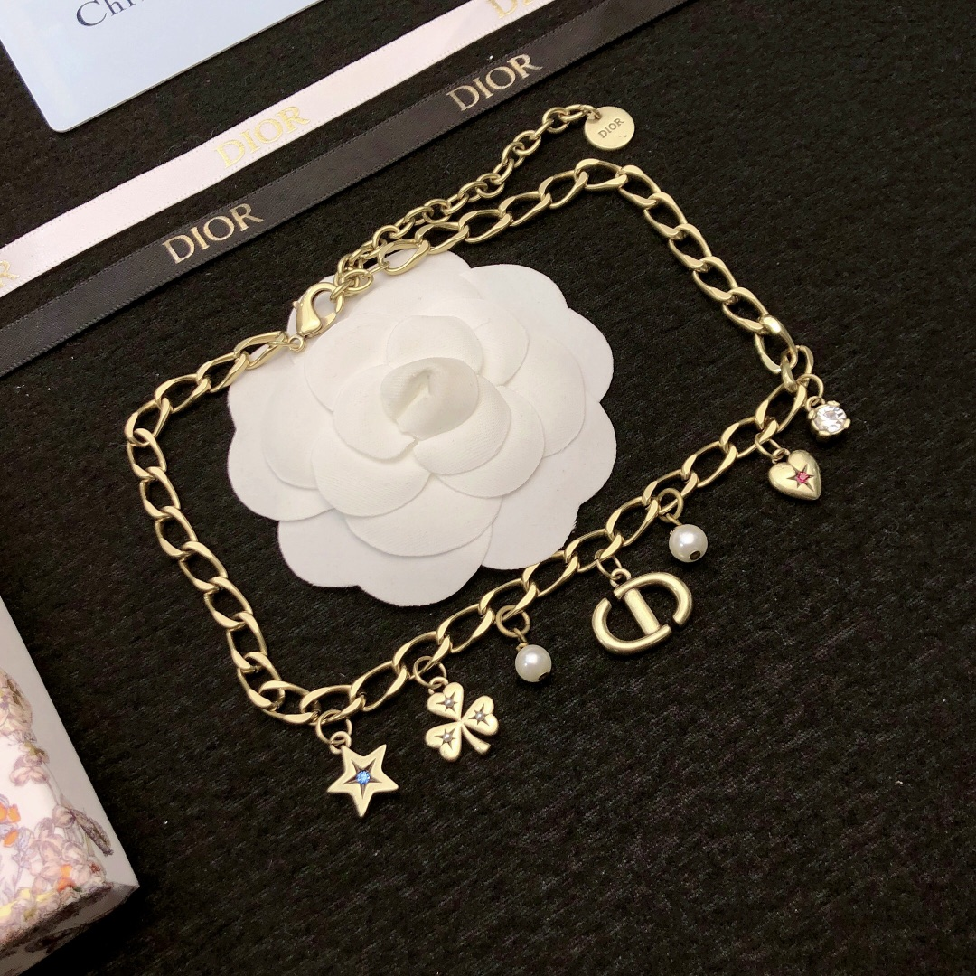 【DIOR】ネックレス、新しいネックレス万能シンプルファッションオーナメント  250301-BRAND OFF