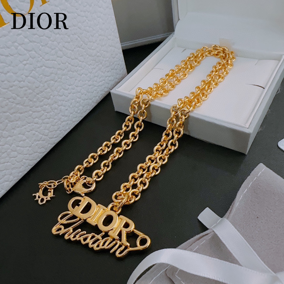 【DIOR】ネックレス、新しいネックレス万能シンプルファッションオーナメント  250301-BRAND OFF