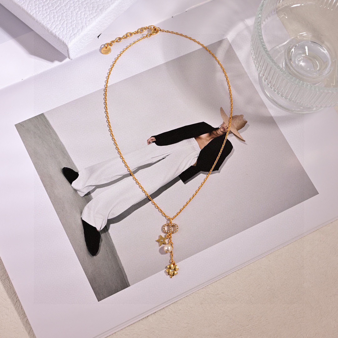 【DIOR】ネックレス、新しいネックレス万能シンプルファッションオーナメント  250301-BRAND OFF