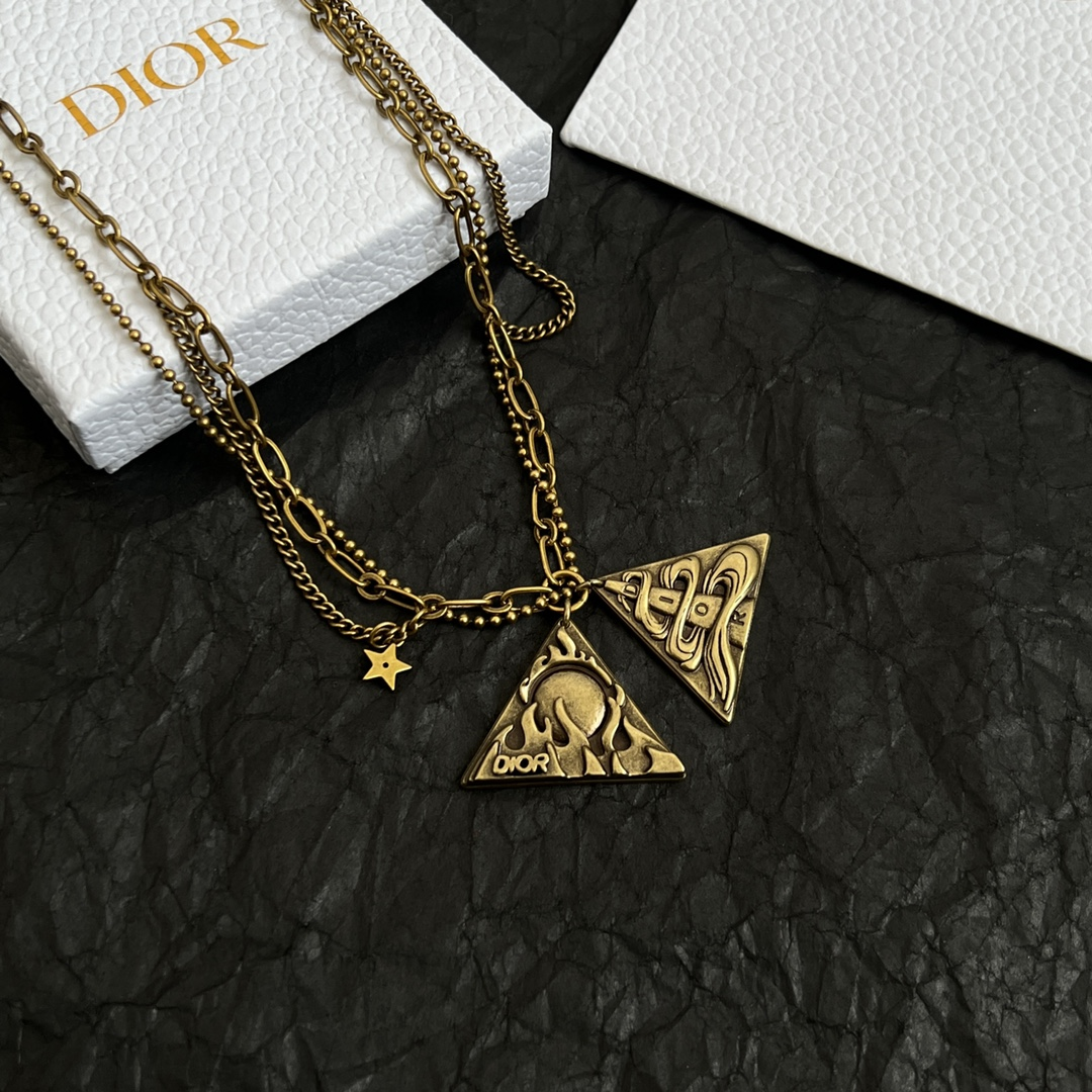 【DIOR】ネックレス、新しいネックレス万能シンプルファッションオーナメント  250301-BRAND OFF