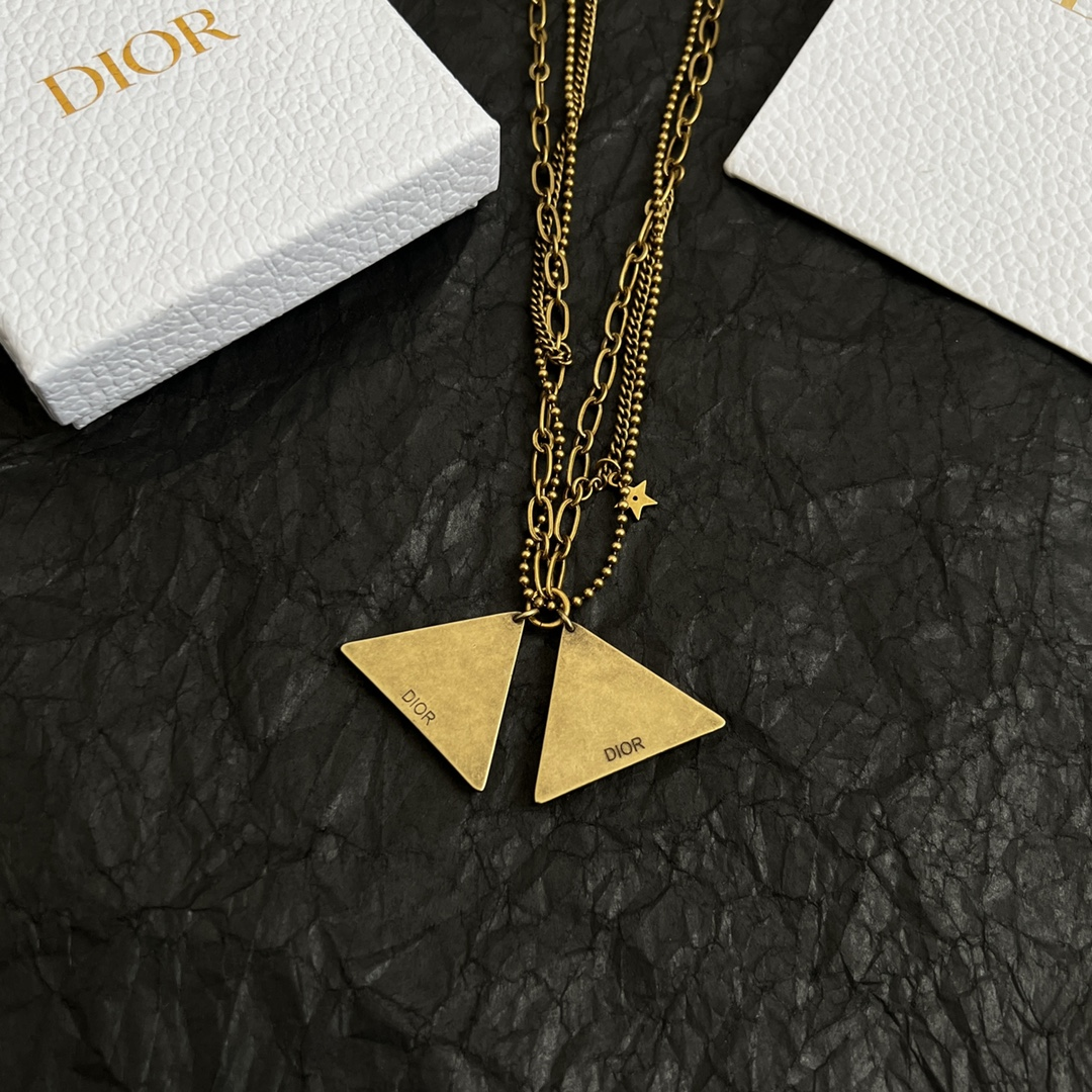 【DIOR】ネックレス、新しいネックレス万能シンプルファッションオーナメント  250301-BRAND OFF