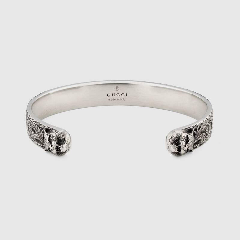 GUCCI スターリングシルバーブレスレット-BRAND OFF