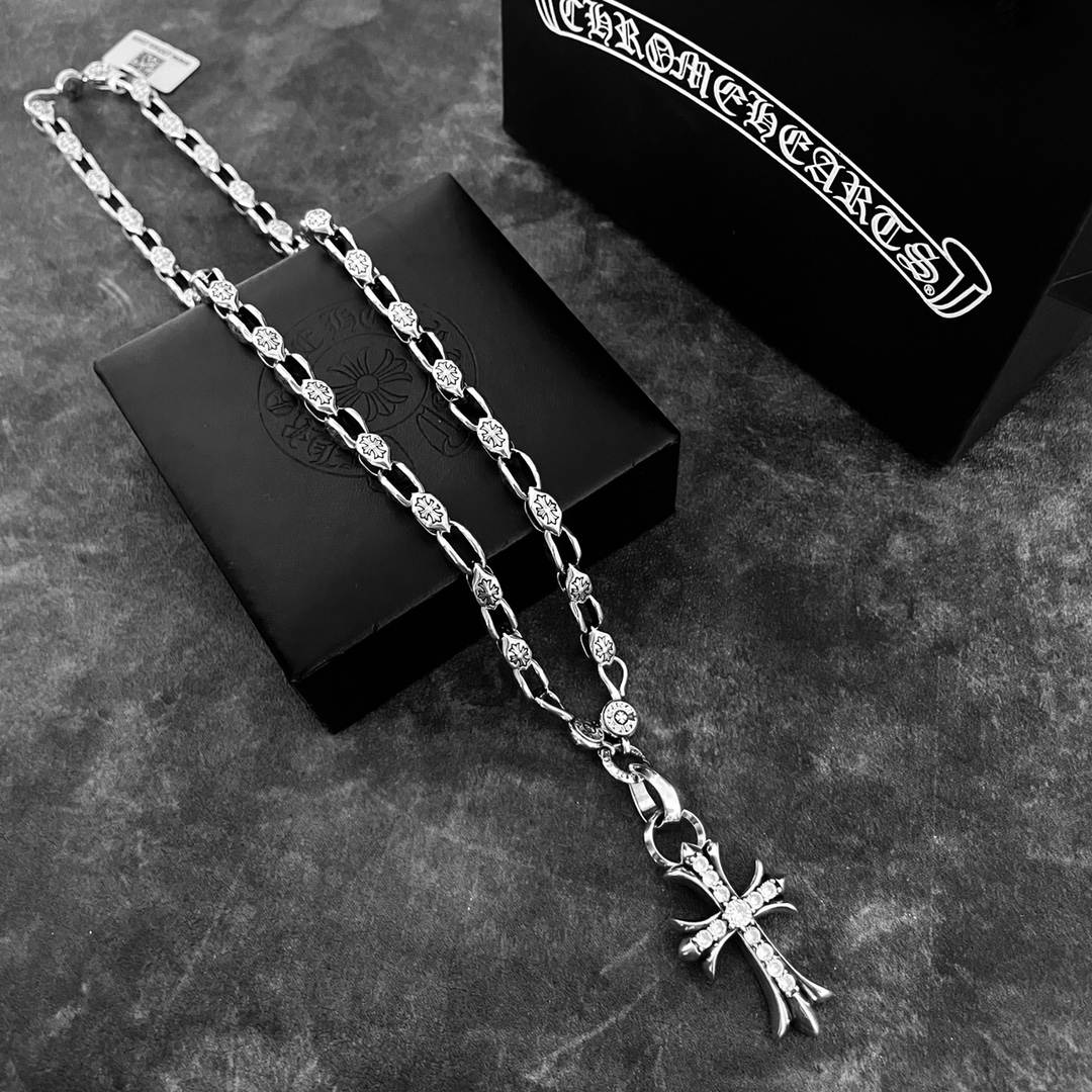 【CHROME HEARTS 】ネックレス、新しいネックレス万能シンプルファッションオーナメント-BRAND OFF