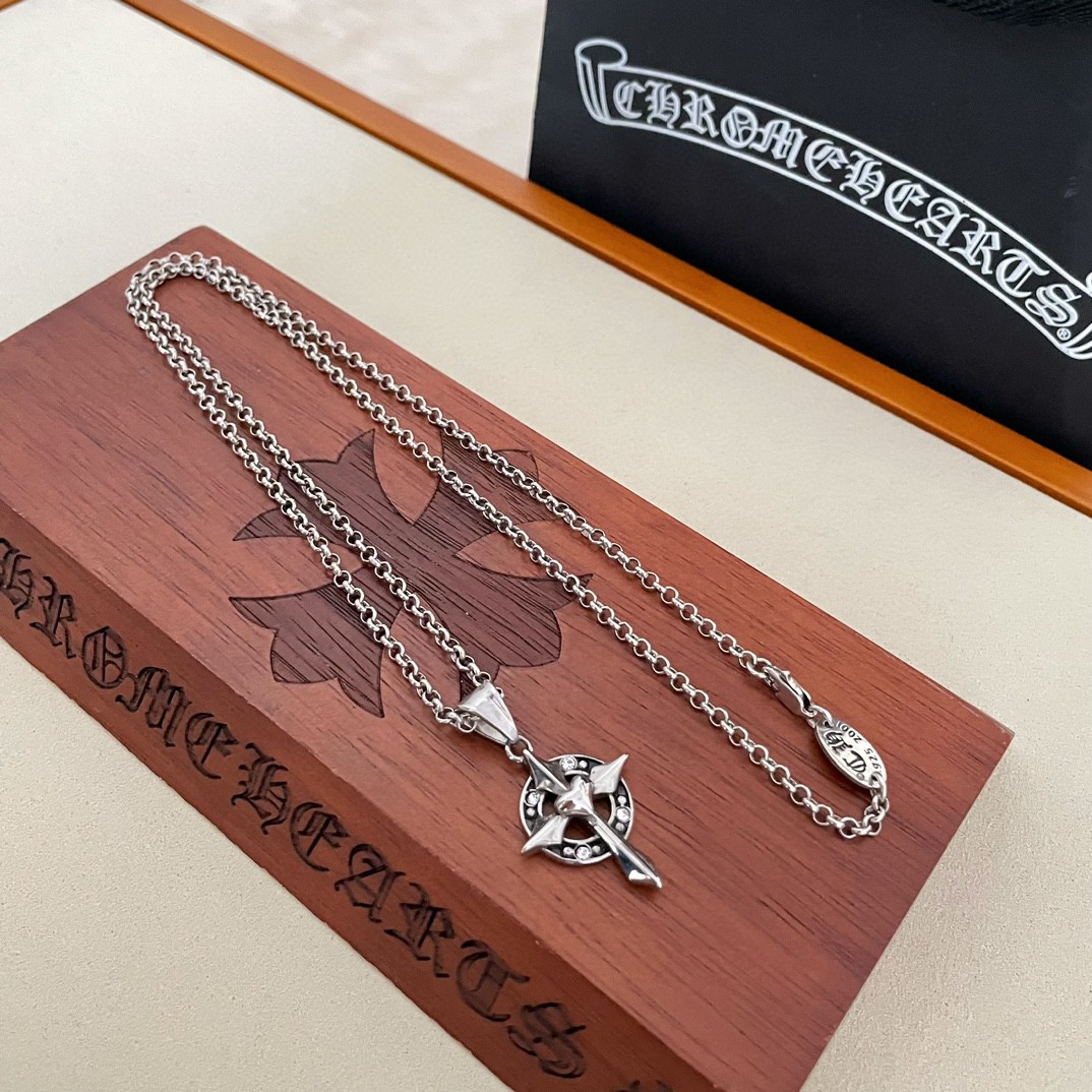 【CHROME HEARTS】ネックレス、新しいネックレス万能シンプルファッションオーナメント-BRAND OFF