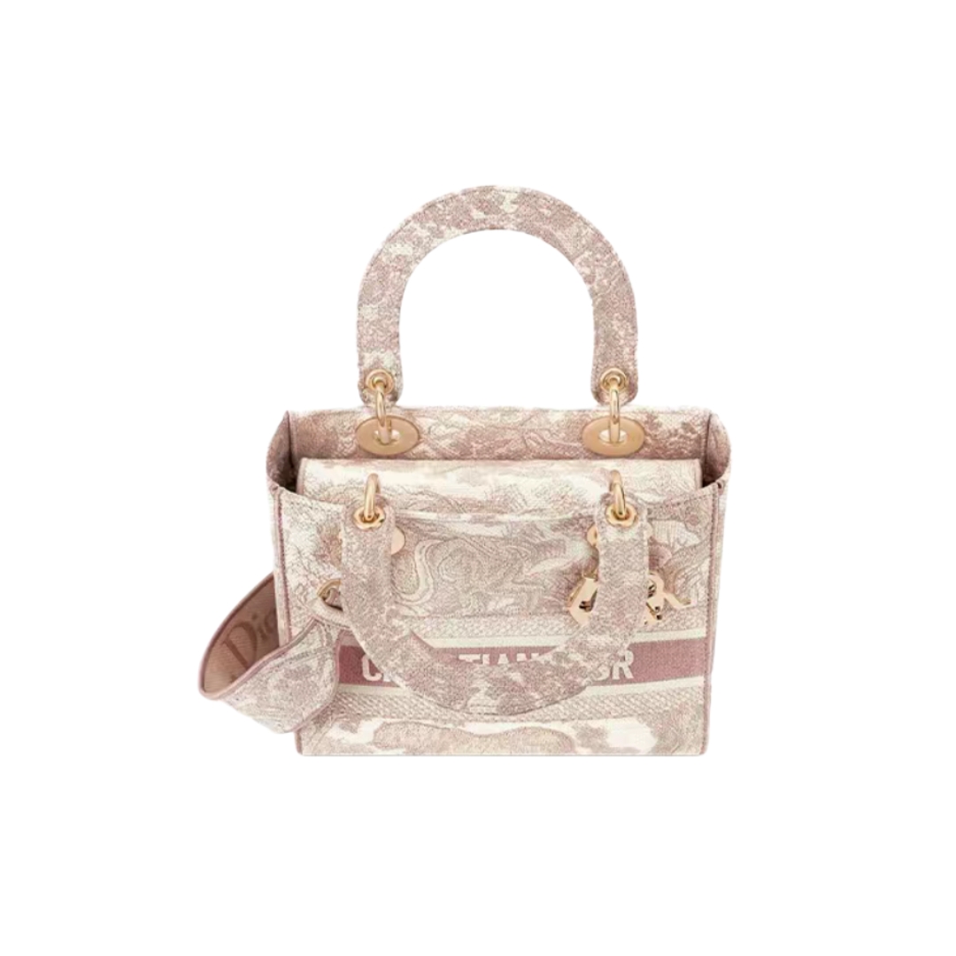 【DIOR】2種類★レディース LADY D-LITE ミディアムバッグ 大人気-BRAND OFF