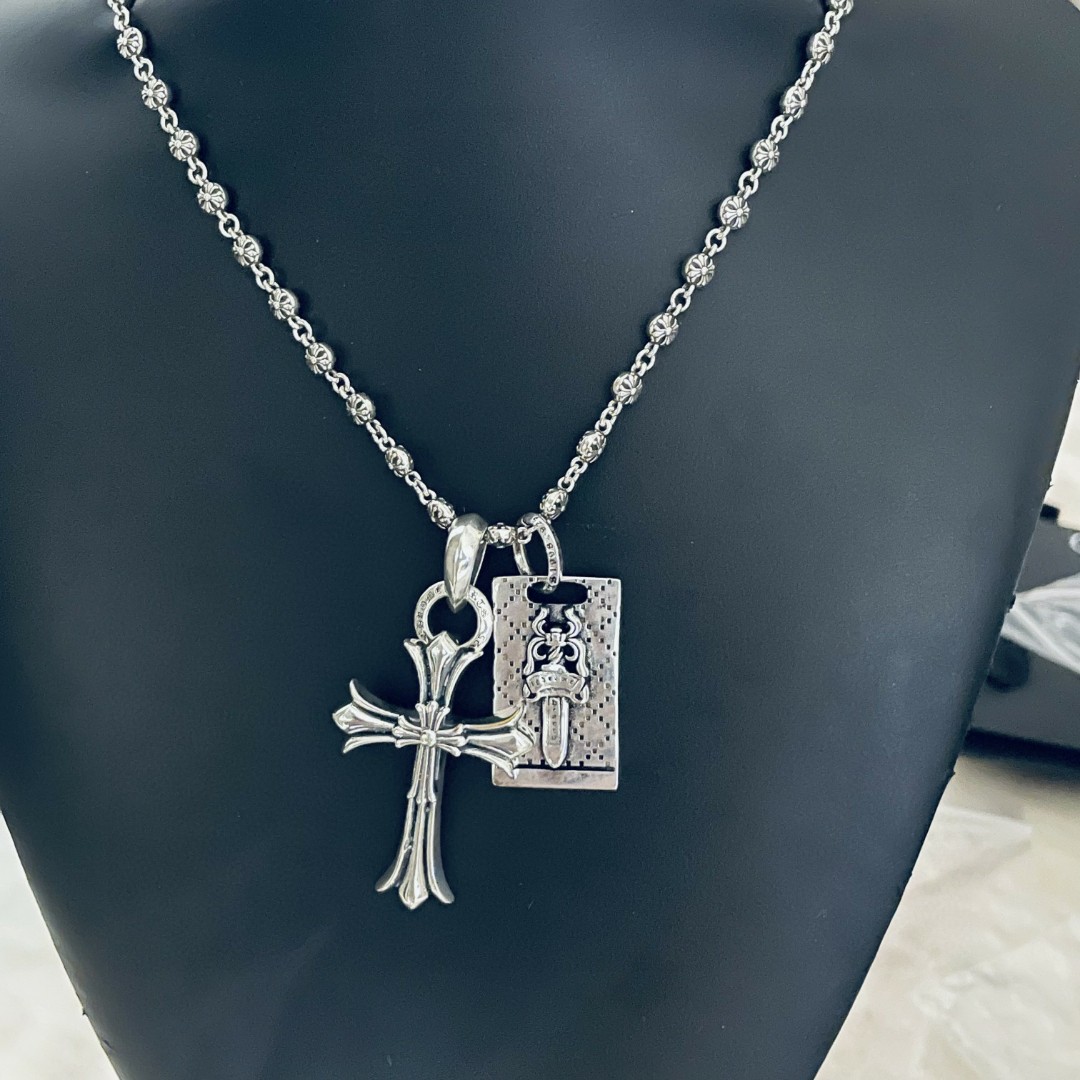 【CHROME HEARTS】ネックレス、新しいネックレス万能シンプルファッションオーナメント-BRAND OFF