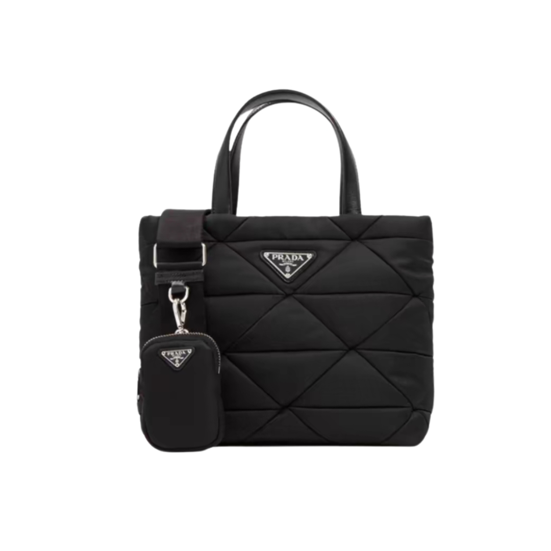 最安値挑戦中★PRADA Padded tote bag★マザーズバッグ★大人気 25.5*18.5*10.5cm-BRAND OFF
