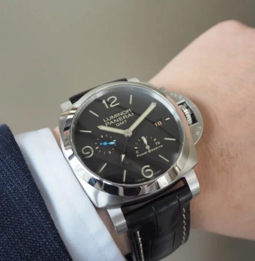 パネライ ルミノール1950 3デイズ GMT パワーリザーブ PAM01321-BRAND OFF