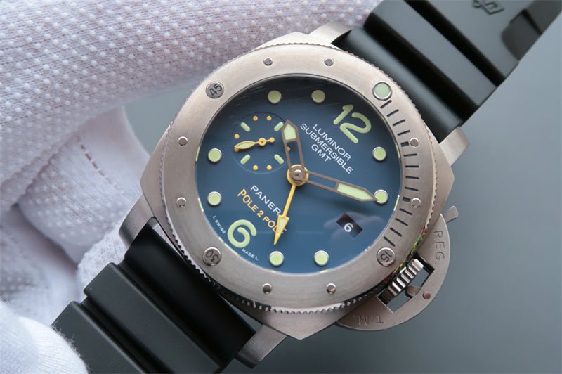パネライ ルミノール サブマーシブル1950 3DAYS GMT 500本限定PAM00719-BRAND OFF