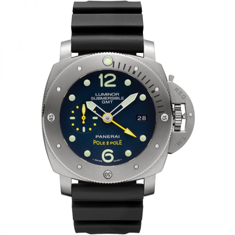 パネライ ルミノール サブマーシブル1950 3DAYS GMT 500本限定PAM00719-BRAND OFF