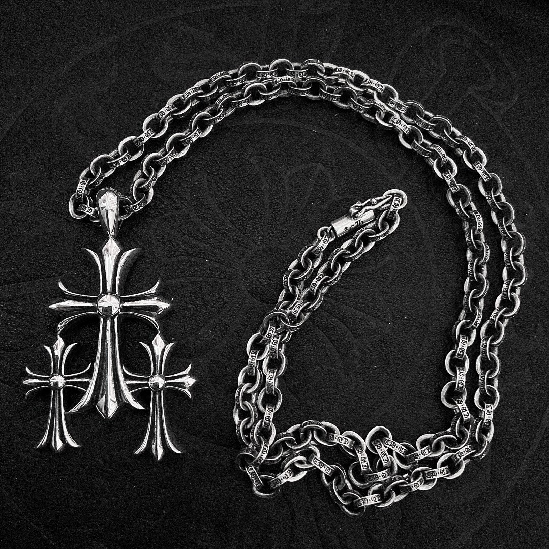 【2026】【Chrome Hearts】ネックレス、新しいネックレス万能シンプルファッションオーナメント-BRAND OFF