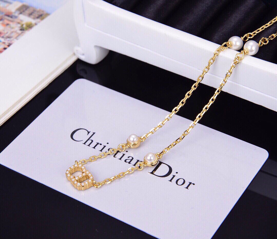 【2026】【 DIOR】ネックレス、新しいネックレス万能シンプルファッションオーナメント-BRAND OFF