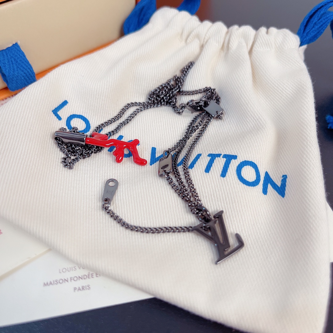 Louis Vuitton（ルイヴィトン）ペンダントチェーンLVコーラル  M68903-BRAND OFF
