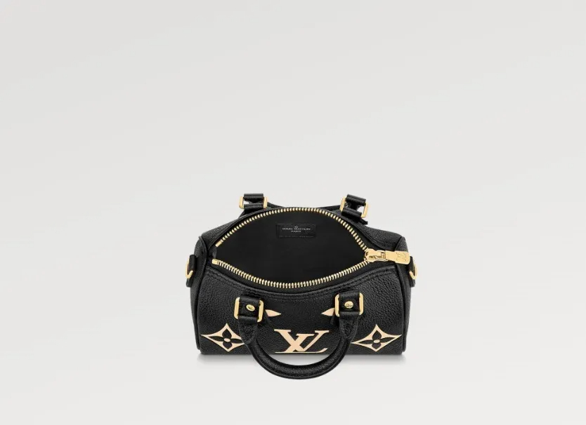 希少 LOUIS VUITTON ナノスピーディー ミニバッグ 黒 SAC NANO SPEEDY M81456 M82890-BRAND OFF