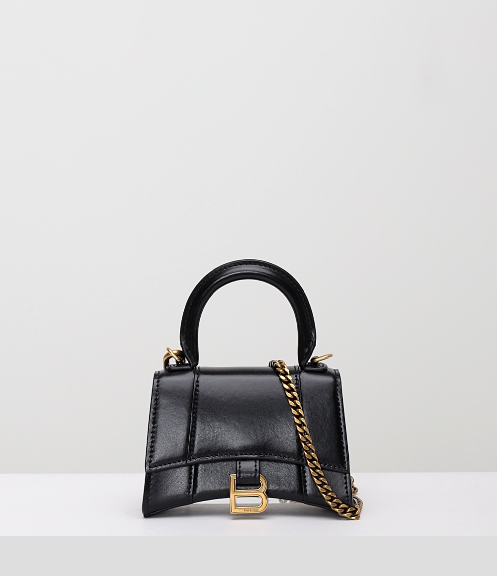 ☆BALENCIAGA HOURGLASS ミニ TOP HANDLE バッグ-BRAND OFF