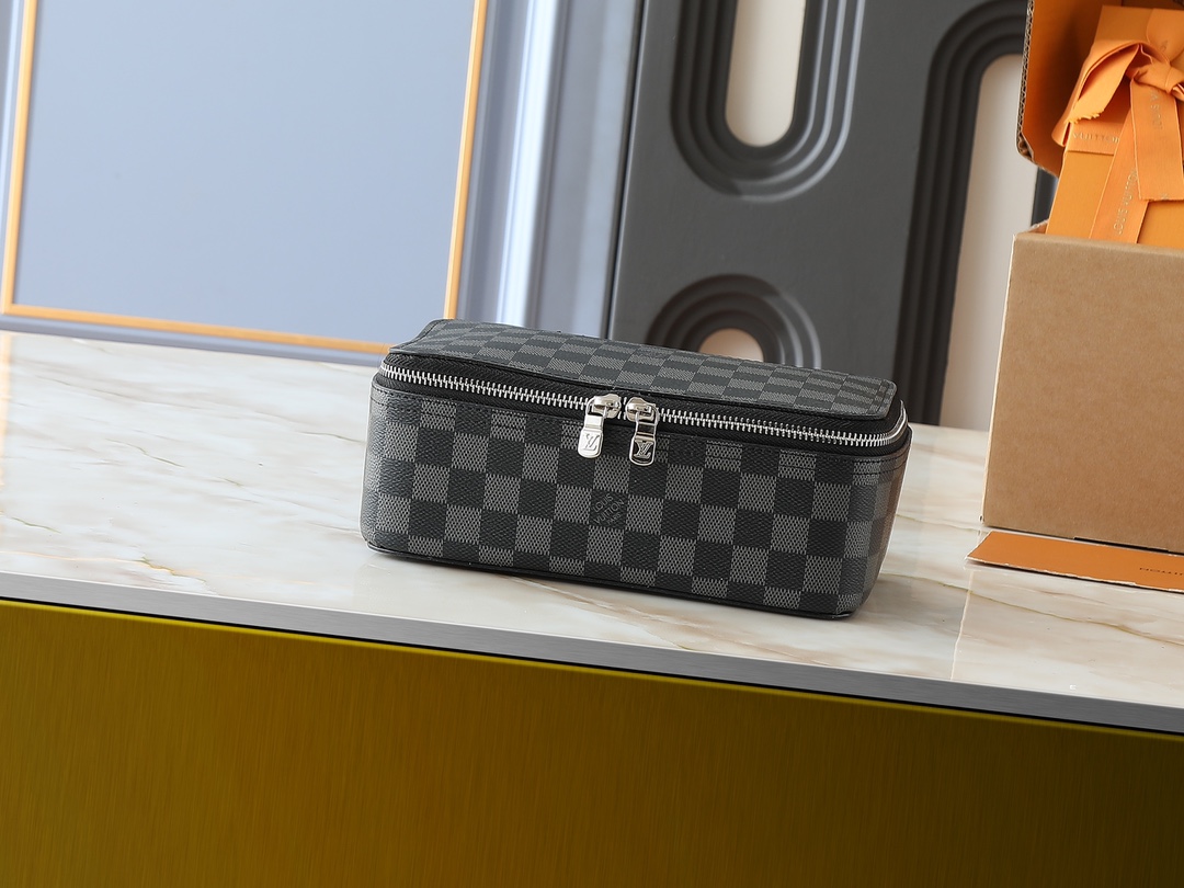 LOUIS VUITTON ルイヴィトン M43689 収納ボックス 化粧ポーチ-BRAND OFF