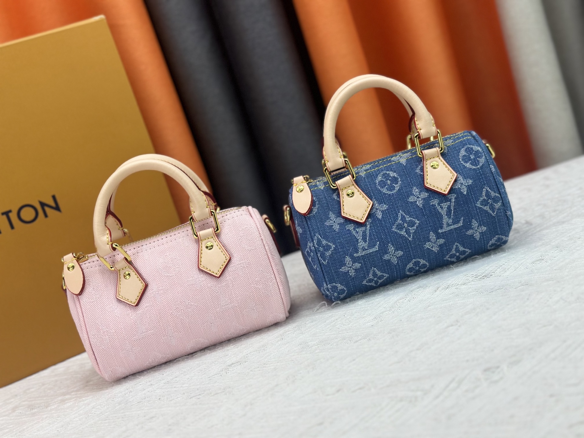 LOUIS VUITTON ルイヴィトン NANO SPEEDY Gx デニムバッグ M11212 M81085-BRAND OFF
